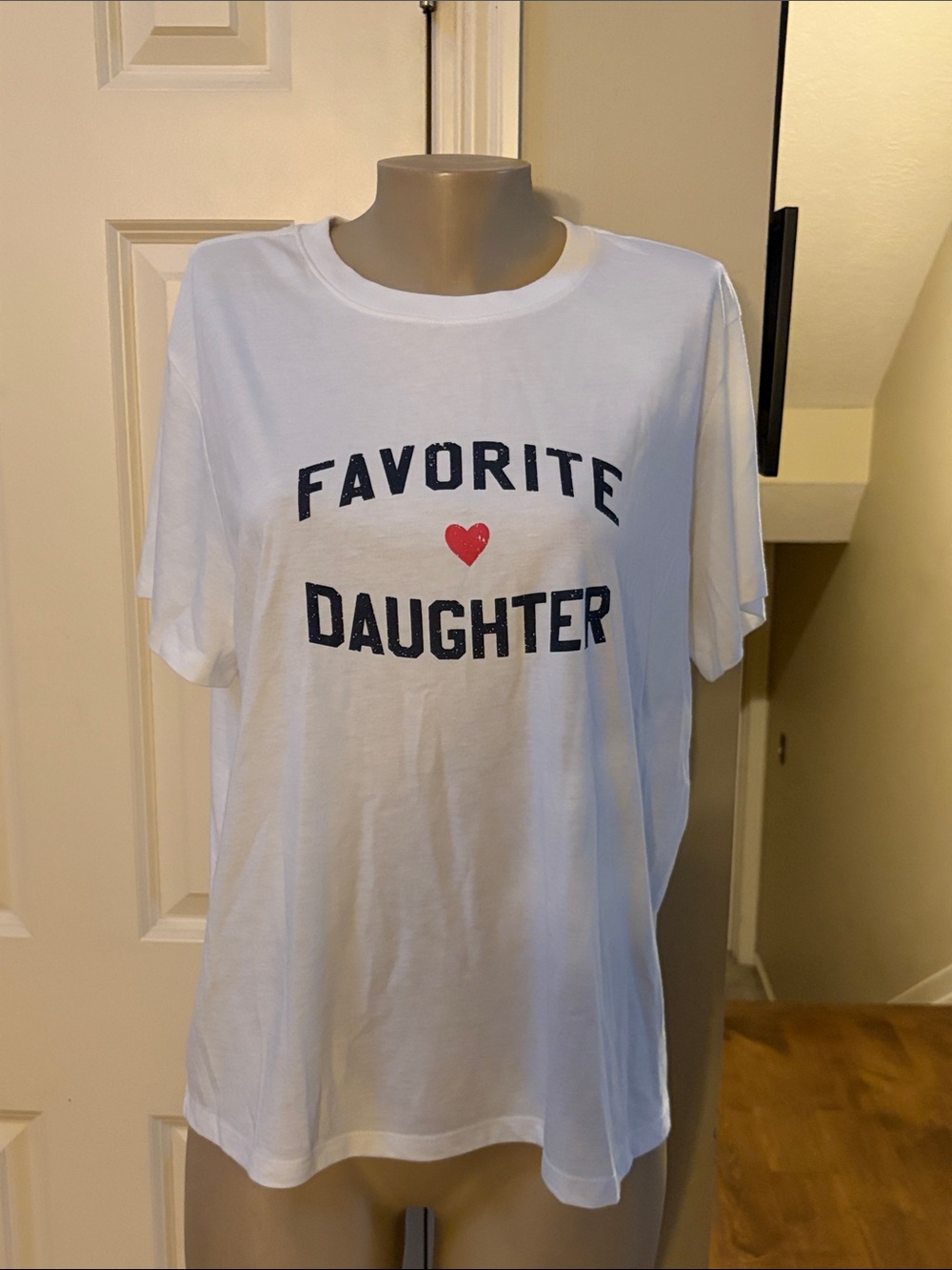 Favorite Daughter White Tee, XL